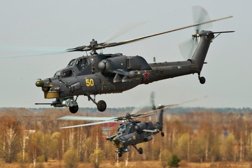 俄罗斯向伊拉克出口10余架米28NE武装直升机