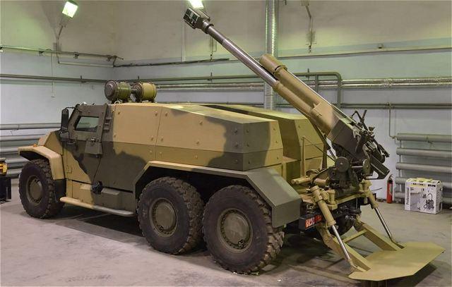 俄罗斯披露新型120毫米自行榴弹炮 